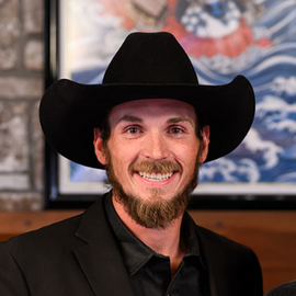James Zink black cowboy hat